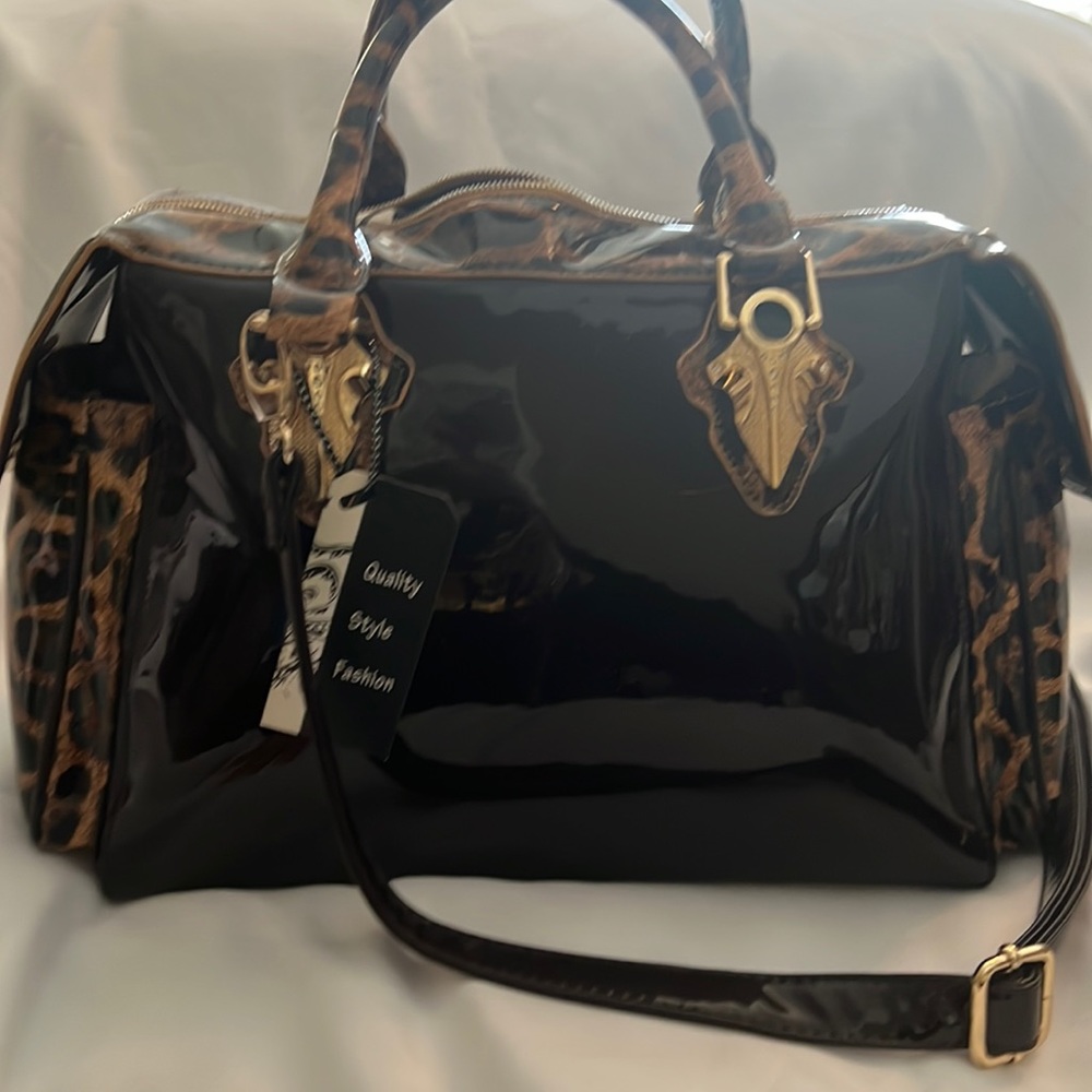 Beautiful new Patent Leather bag - NEVER USED!  Closet full of bags.